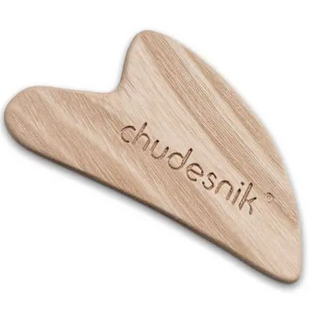 Гуаша масажер дерев'яний для обиччя Chudesnik 3024 фото